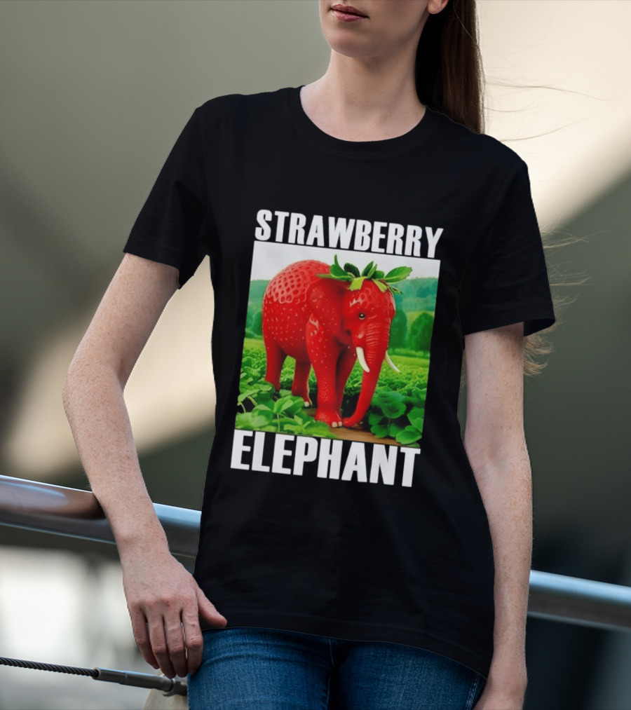 Strawberry Elephant Brainrot T-Shirt