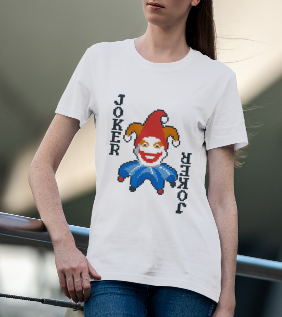 Balatro's Pixel Art Jimbo Jester Joker T-Shirt