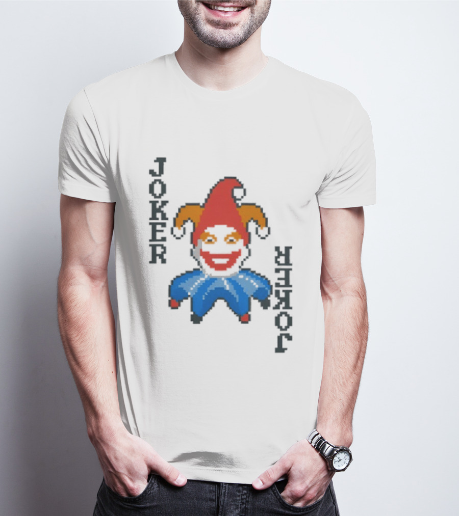 Balatro's Pixel Art Jimbo Jester Joker T-Shirt