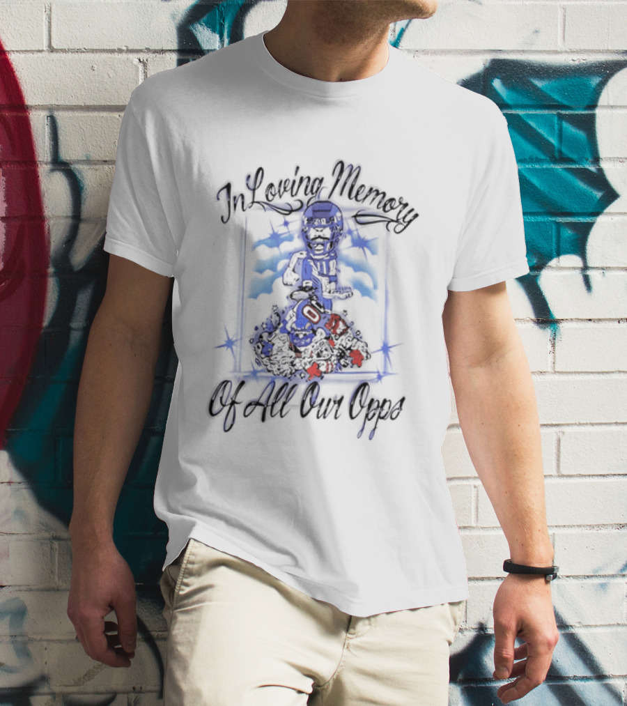 In Loving Memory Jaxon Smith Njigba Seattle Seahawks Opponents T-Shirt
