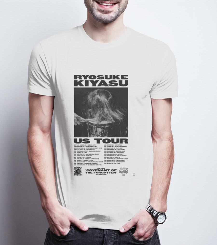 Ryosuke Kiyasu US Tour 2026 February March Dates T-Shirt