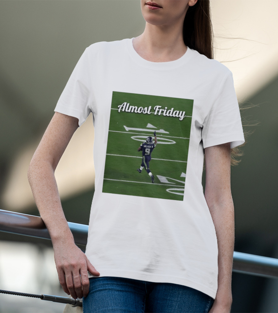 Almost Friday Kenneth Walker III Seahawks Football Celebration T-Shirt