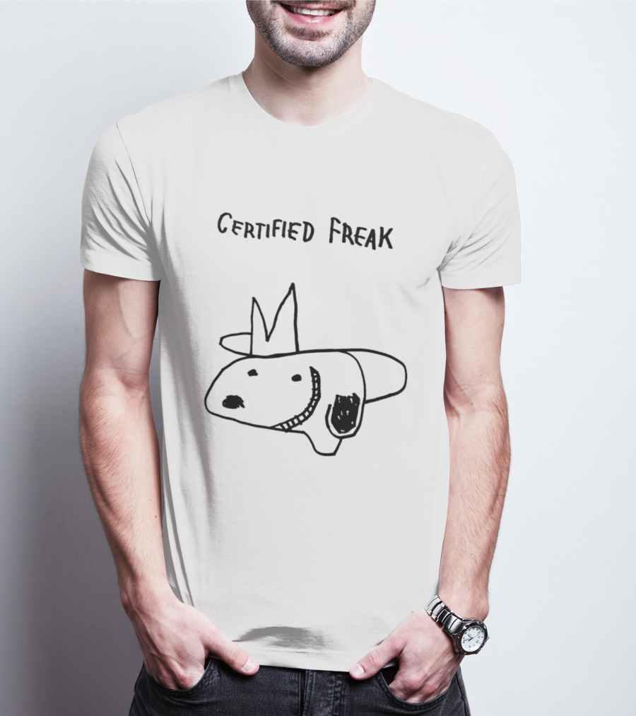 Certified Freak Snoopy Drawing Meme T-Shirt