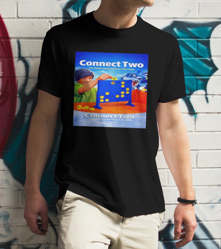 Connect Two The Classic Vertical Two In A Row Game T-Shirt