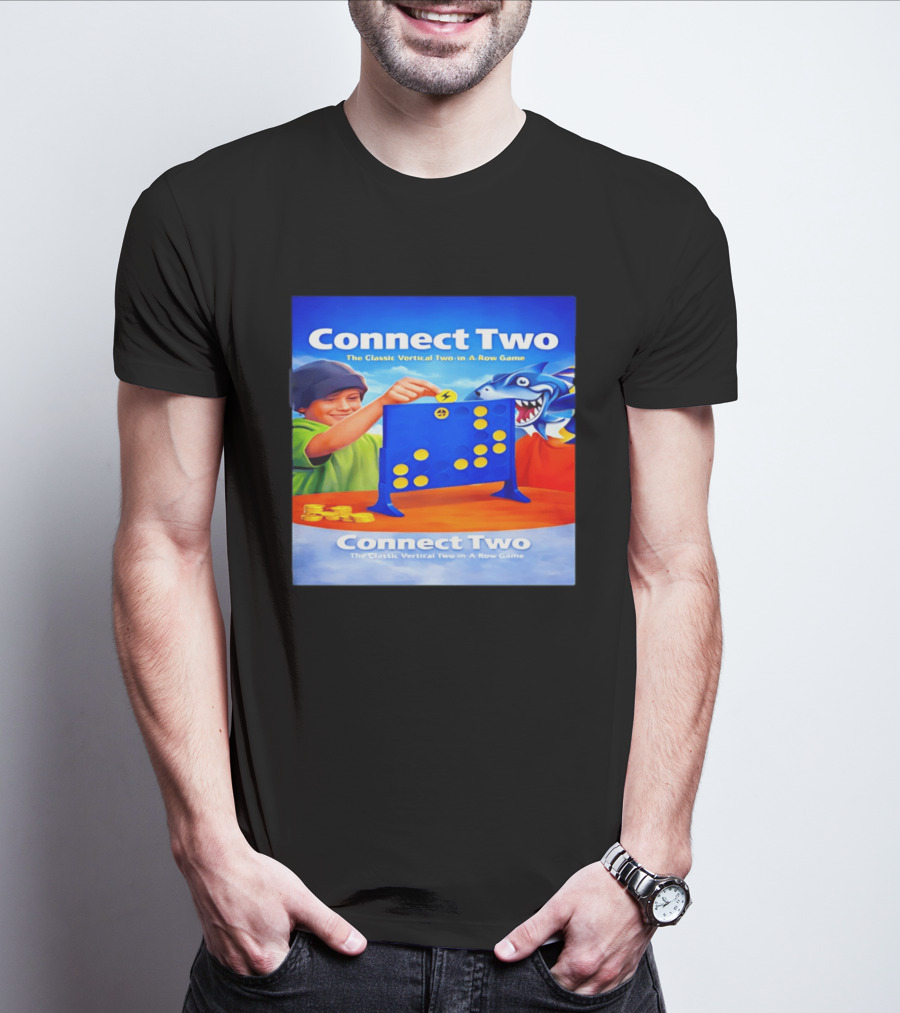 Connect Two The Classic Vertical Two In A Row Game T-Shirt