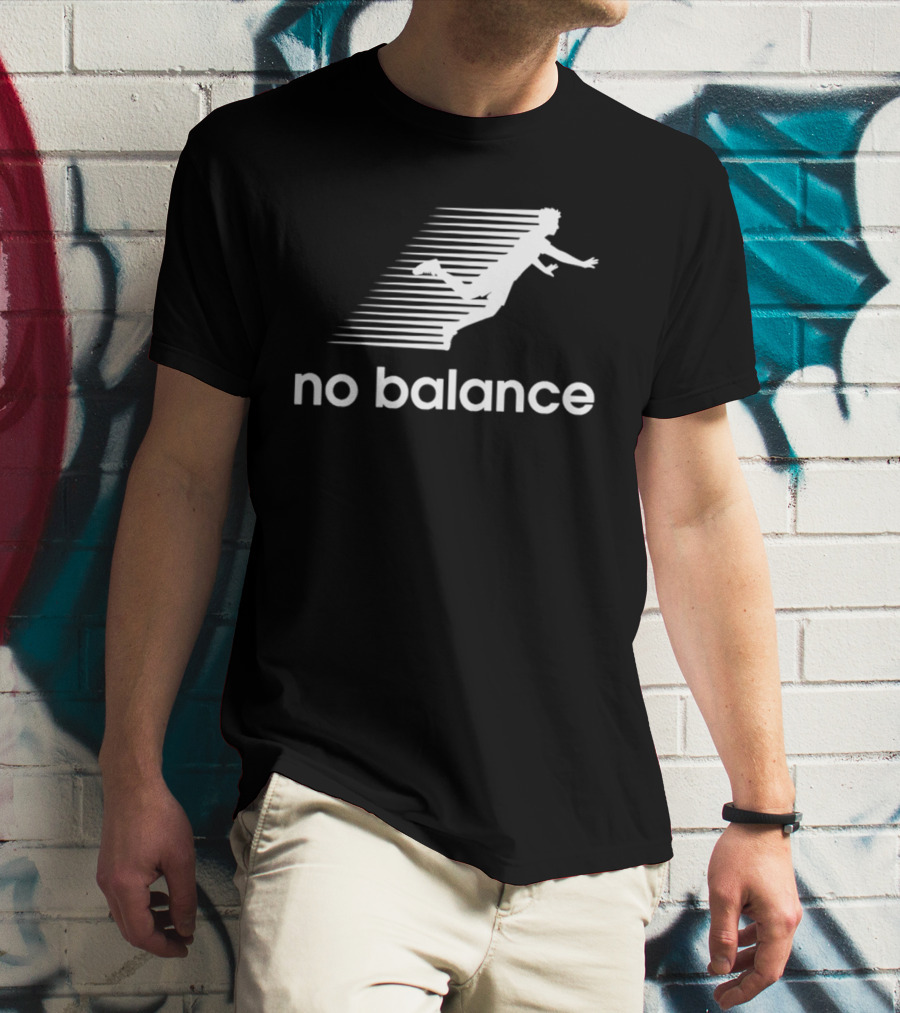 No Balance Soccer Player Speed Line Motion 26 T-Shirt
