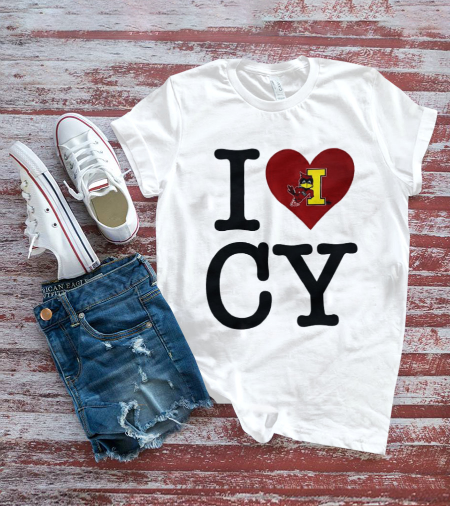 Iowa State Cyclones I Heart CY T-Shirt