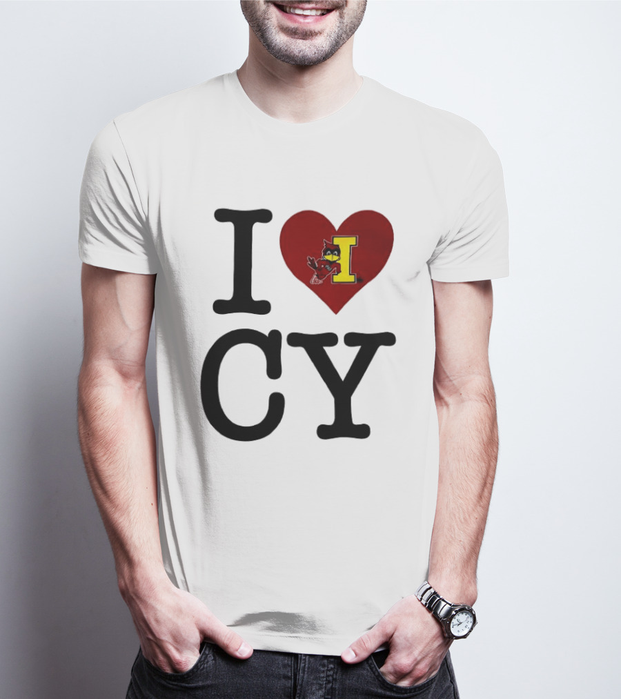 Iowa State Cyclones I Heart CY T-Shirt
