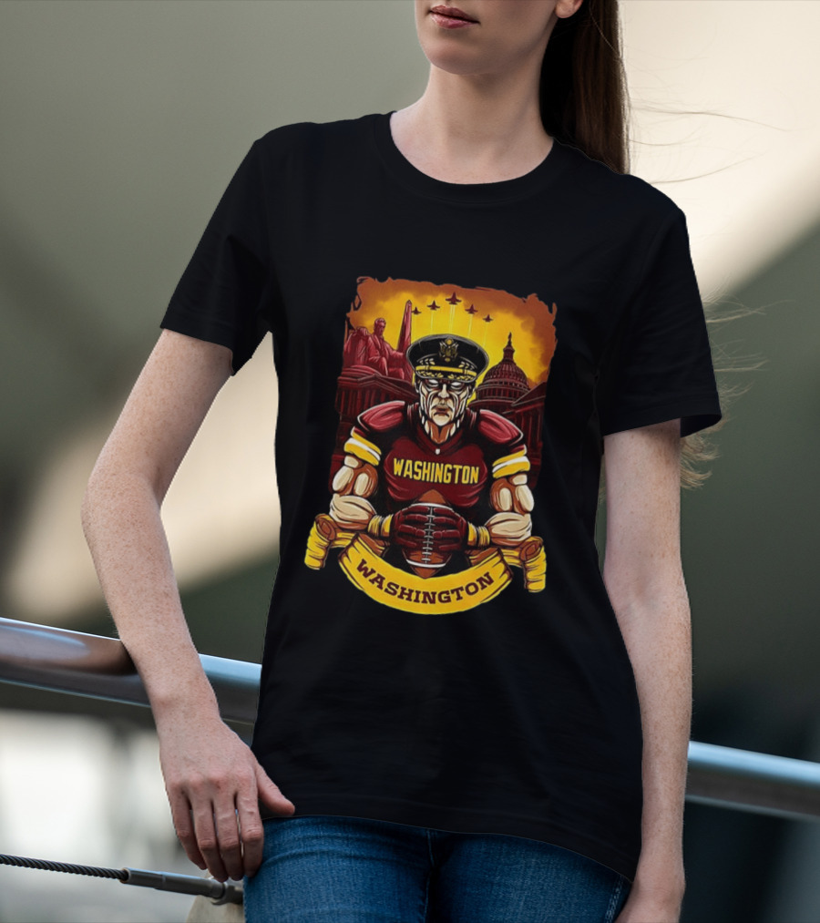 Washington Commanders Football Capitol Sentinel T-Shirt