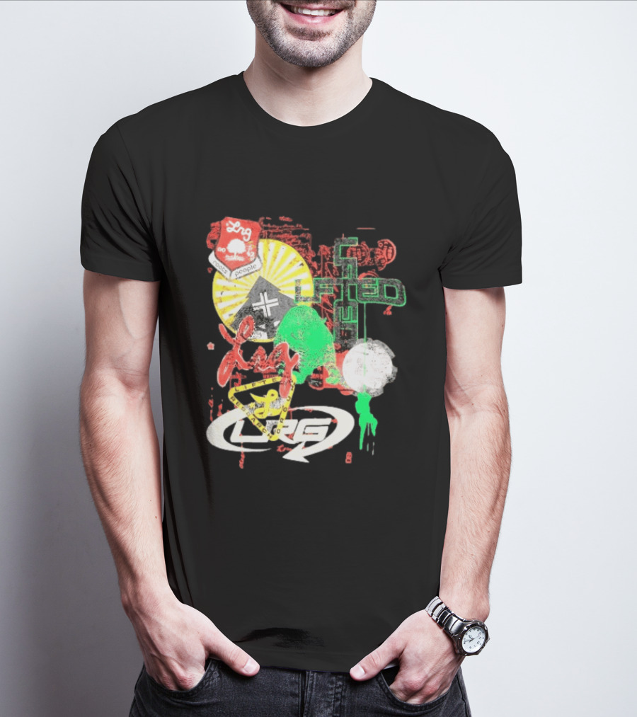 Lifted Research Group LRG Mashup Rockin People LRG Tag Nature T-Shirt