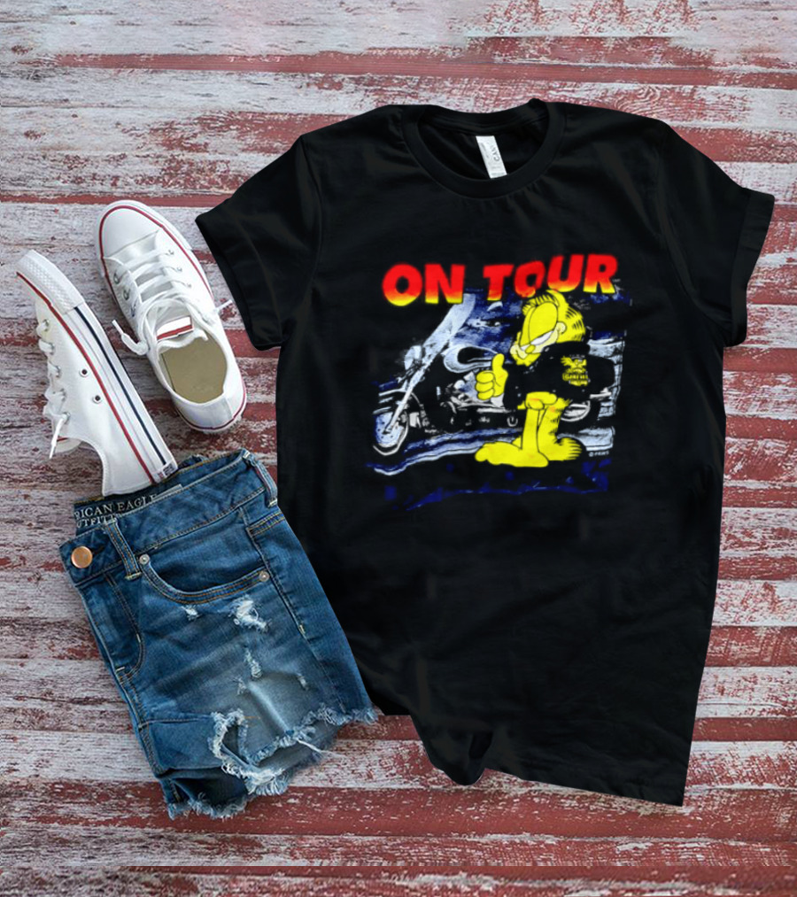 Garf On Tour Motorcycle Adventure T-Shirt