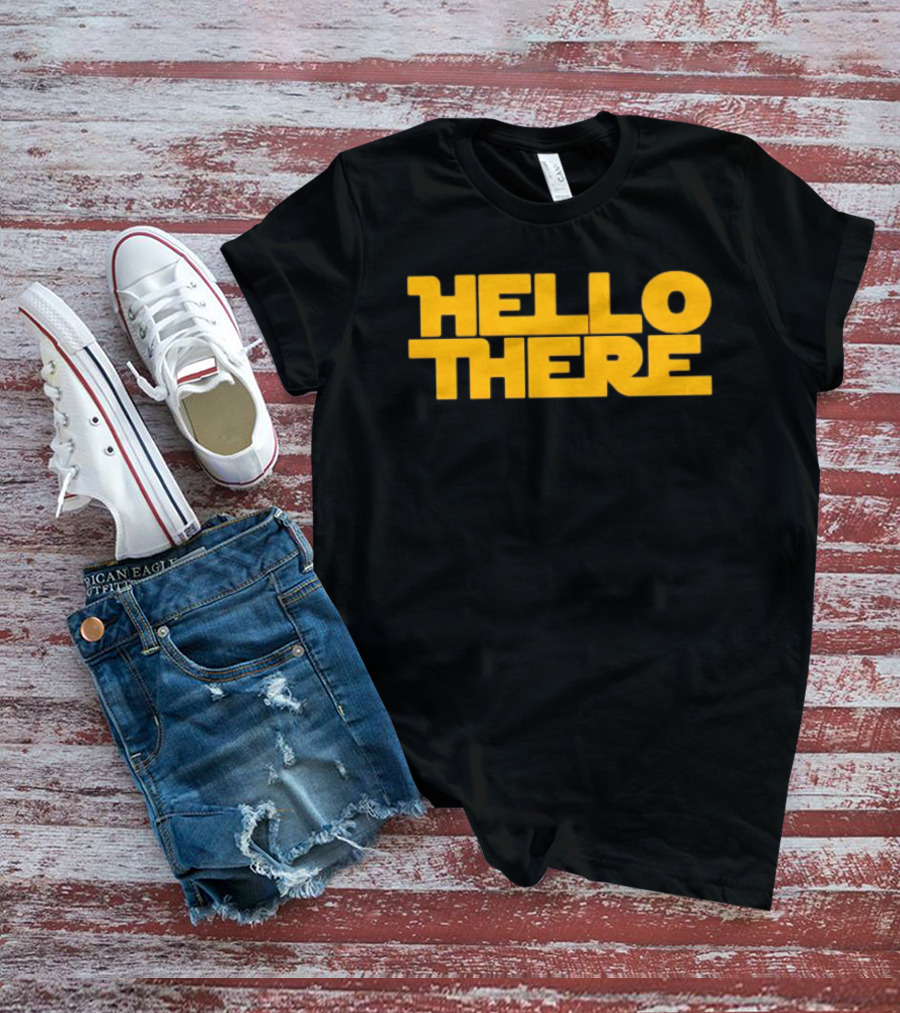 Hello There Obi Wan Kenobi Yellow T-Shirt