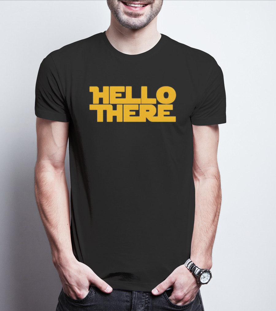 Hello There Obi Wan Kenobi Yellow T-Shirt