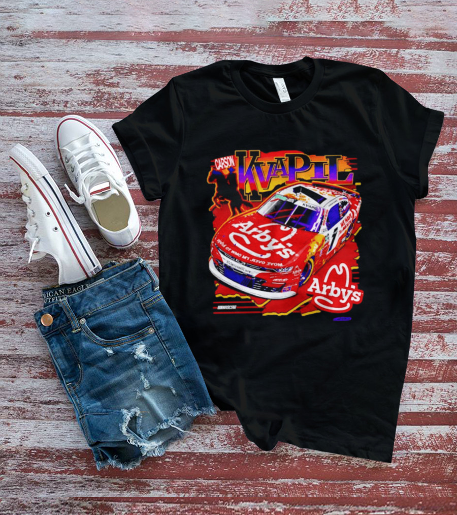 Carson Kvapil Arby's NASCAR Racing Car T-Shirt