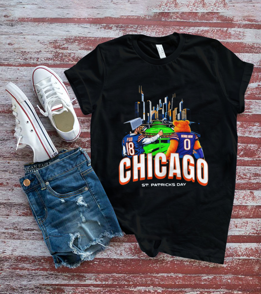 Chicago Bears St. Patricks Day Green River FGB Bears Now T-Shirt