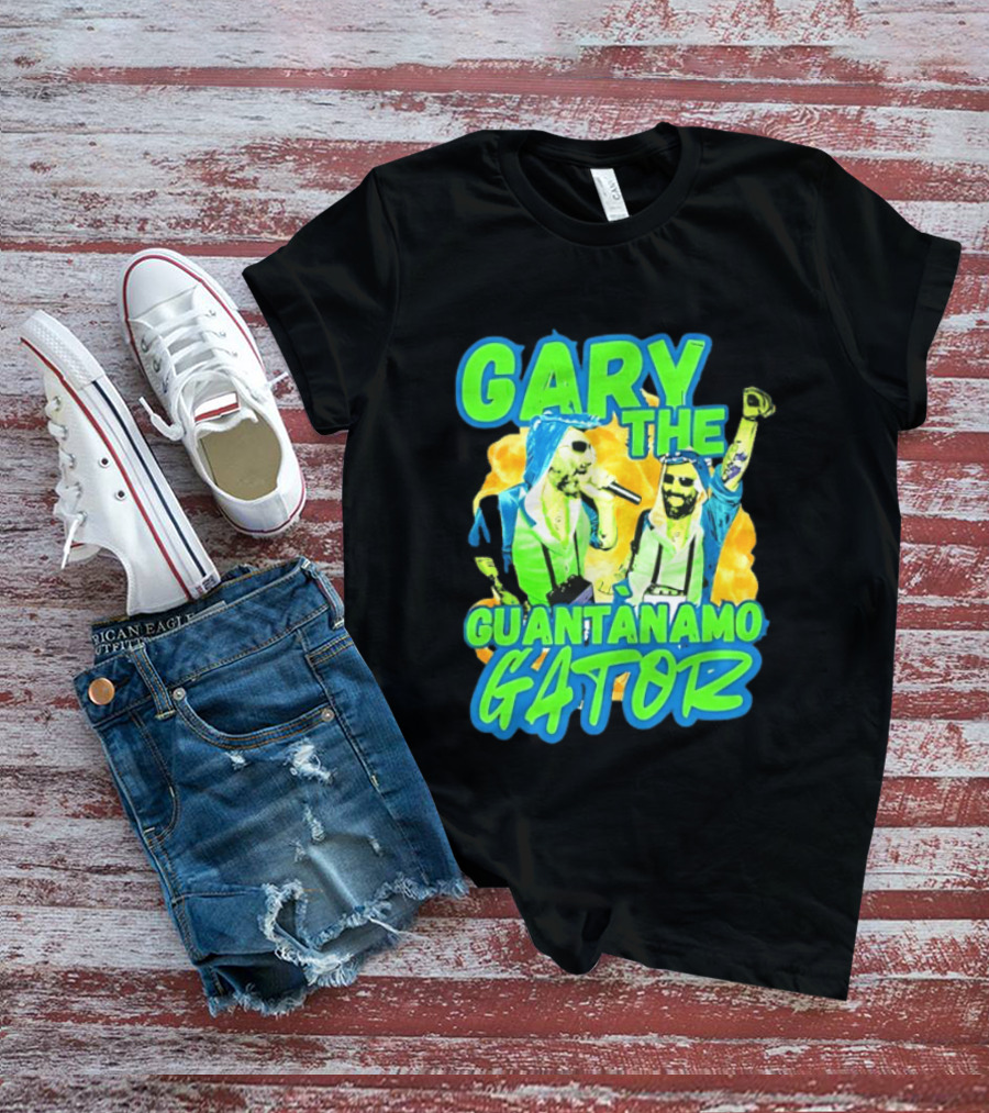 Gary The Guantanamo Gator Retro Pop Culture T-Shirt