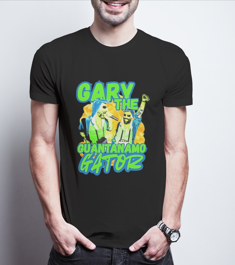Gary The Guantanamo Gator Retro Pop Culture T-Shirt
