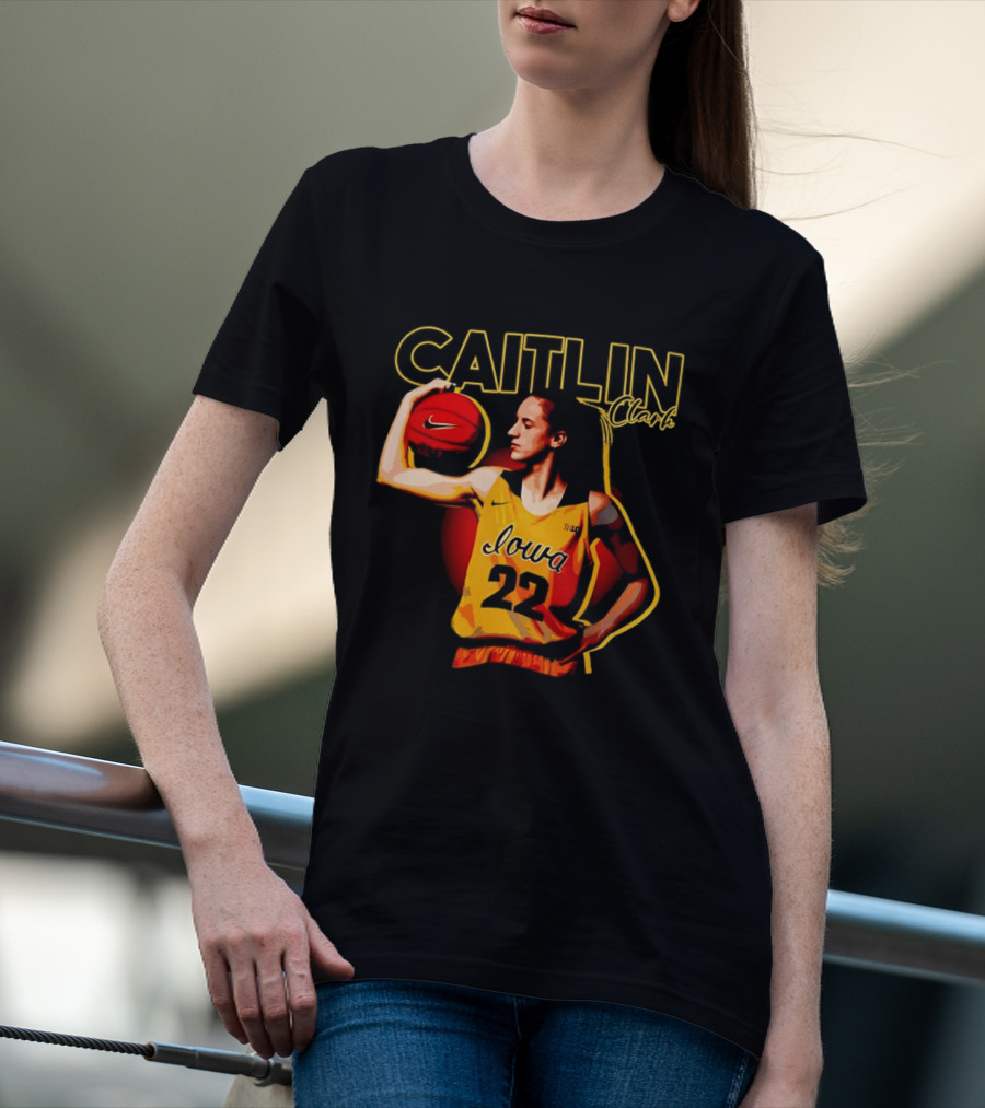 Caitlin Clark Iowa Basketball 22 Nike T-Shirt