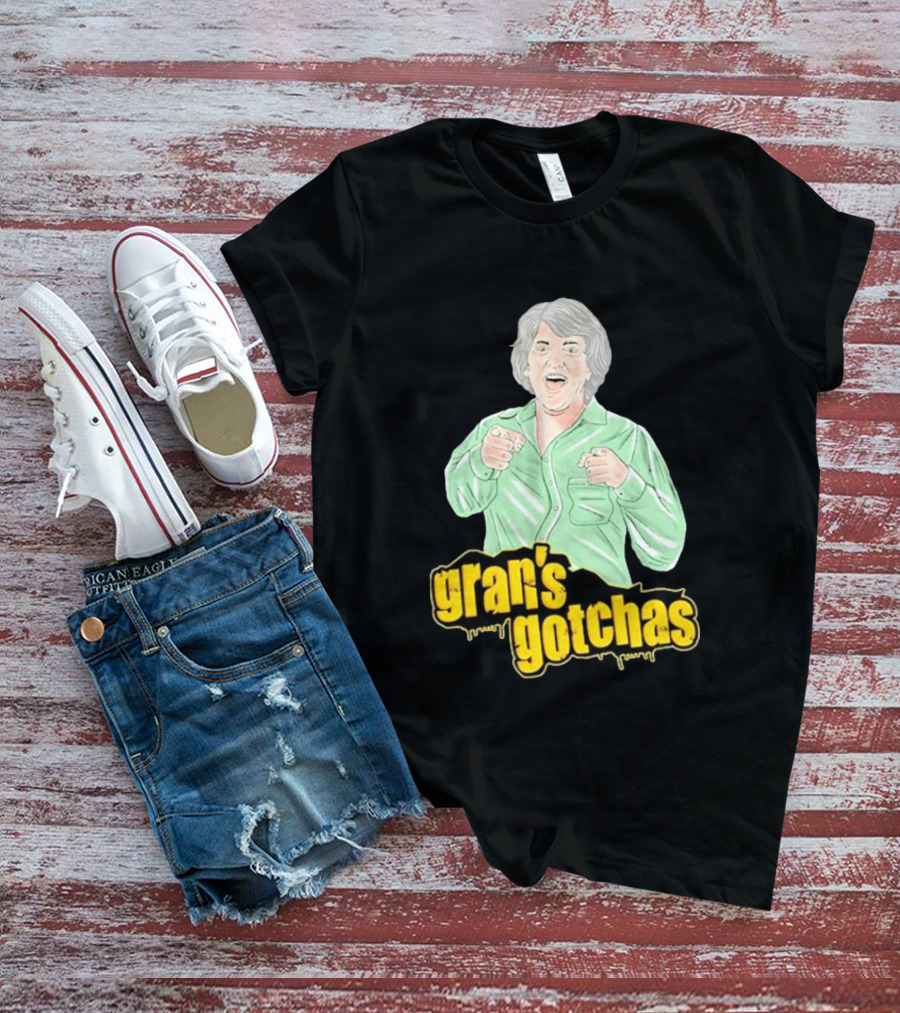 Gran's Gotchas Hilarious Moments With Playful Gesture Image T-Shirt