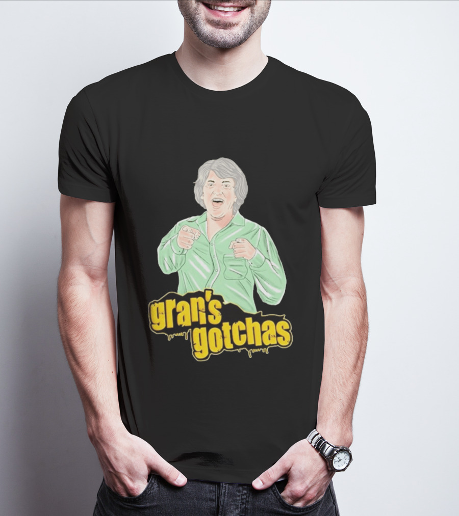 Gran's Gotchas Hilarious Moments With Playful Gesture Image T-Shirt