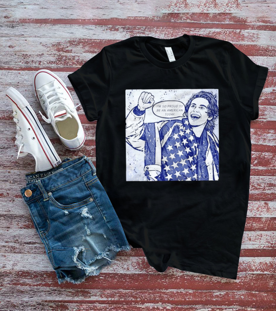 Jack Hughes USA I'm So Proud To Be An American Today T-Shirt