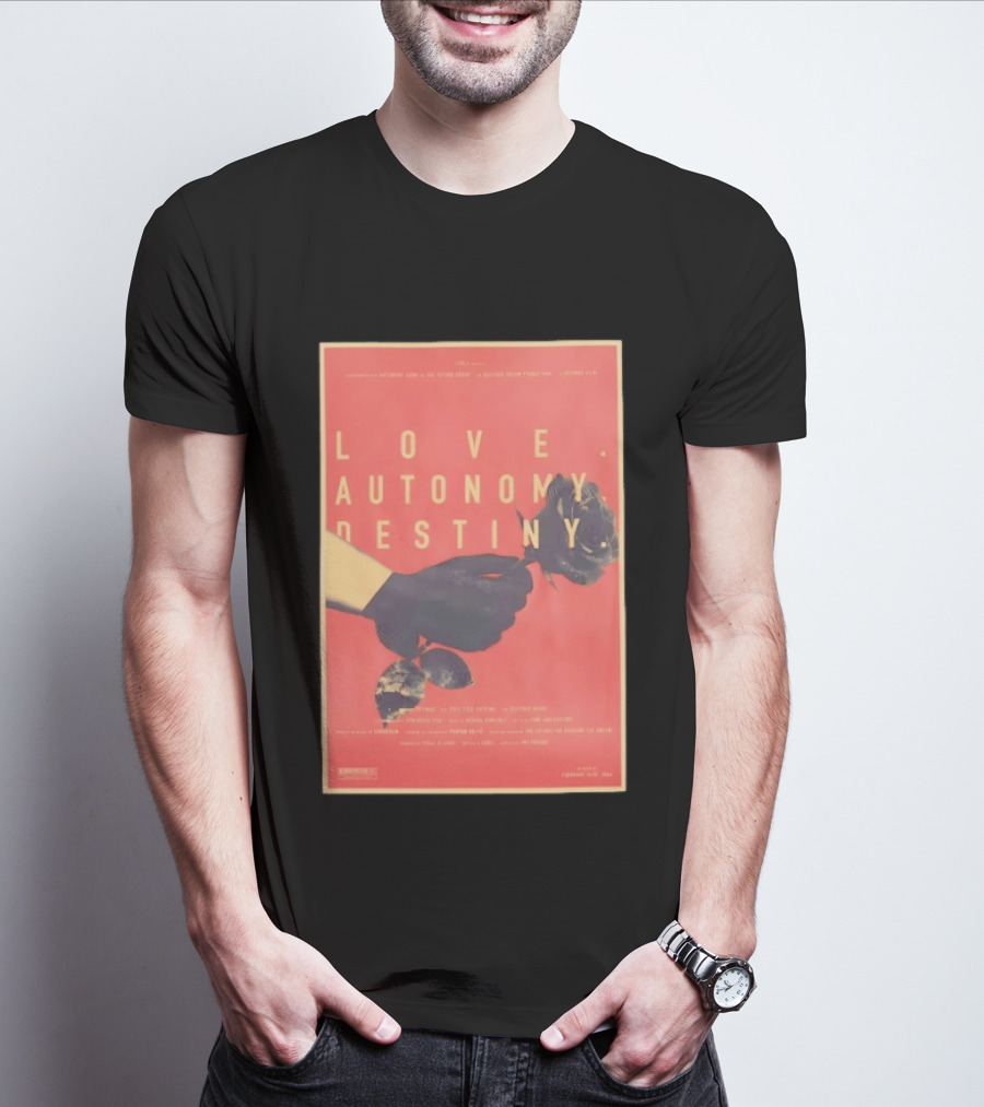 Love Autonomy Destiny Electric Dream Battery February 14th 2024 Hand Holding Flower T-Shirt