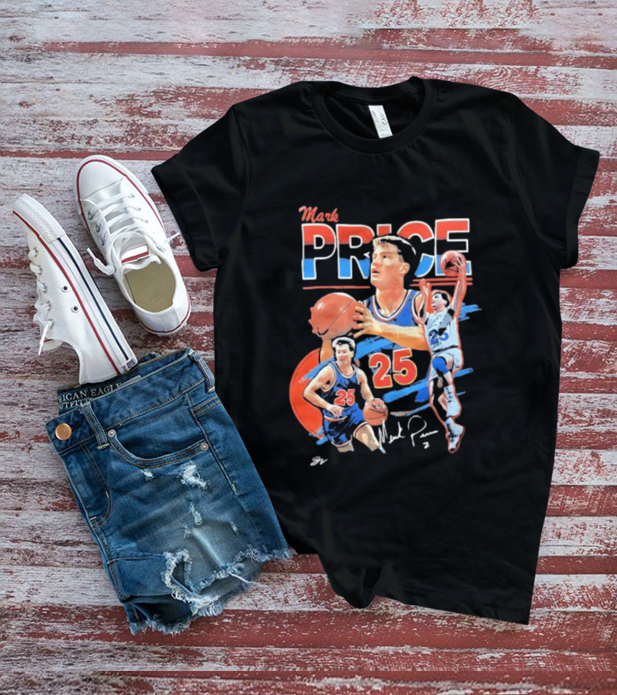 Mark Price 25 Orlando Magic Basketball Player T-Shirt