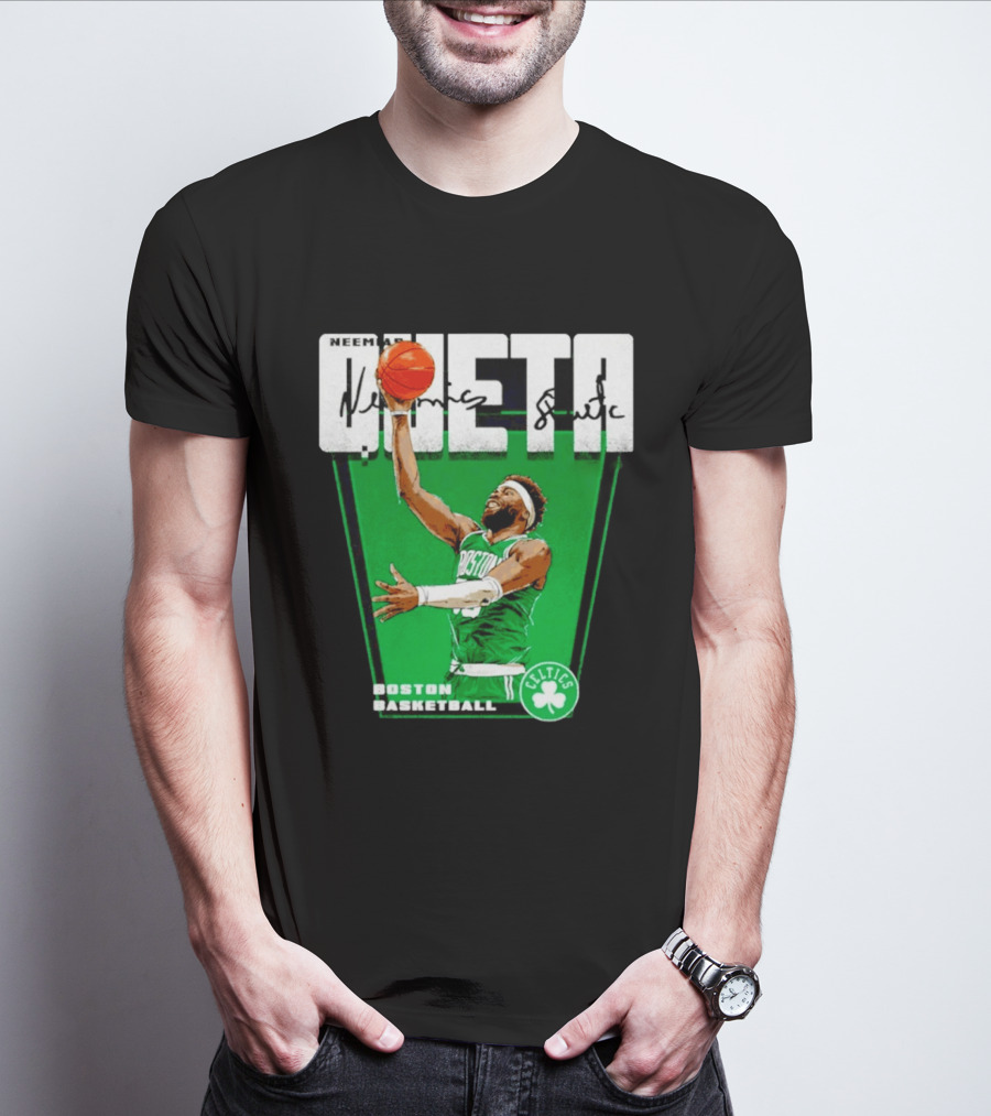 Neemias Queta Boston Celtics Basketball Celtics T-Shirt