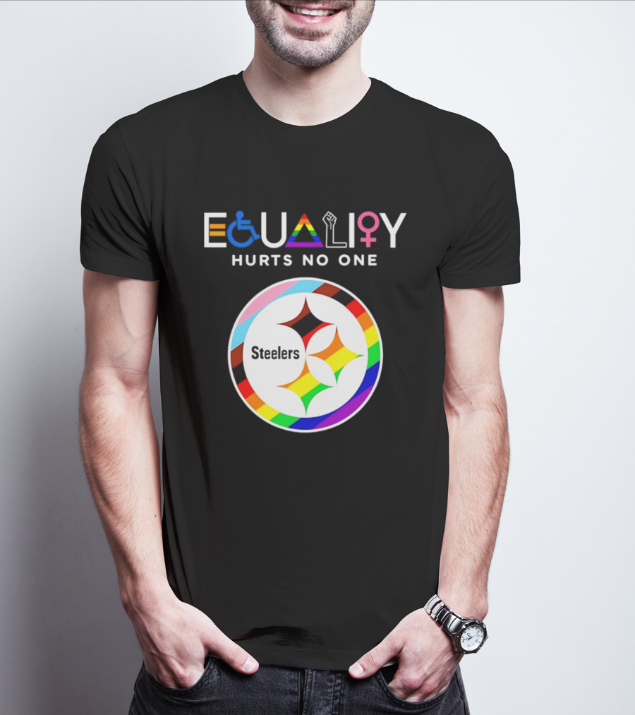 Pittsburgh Steelers Equality Hurts No One Inclusive T-Shirt