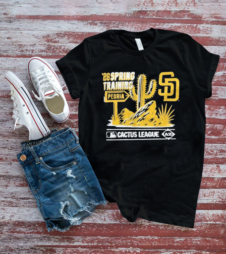 San Diego Padres 2026 Cactus League Spring Training Peoria MLB T-Shirt