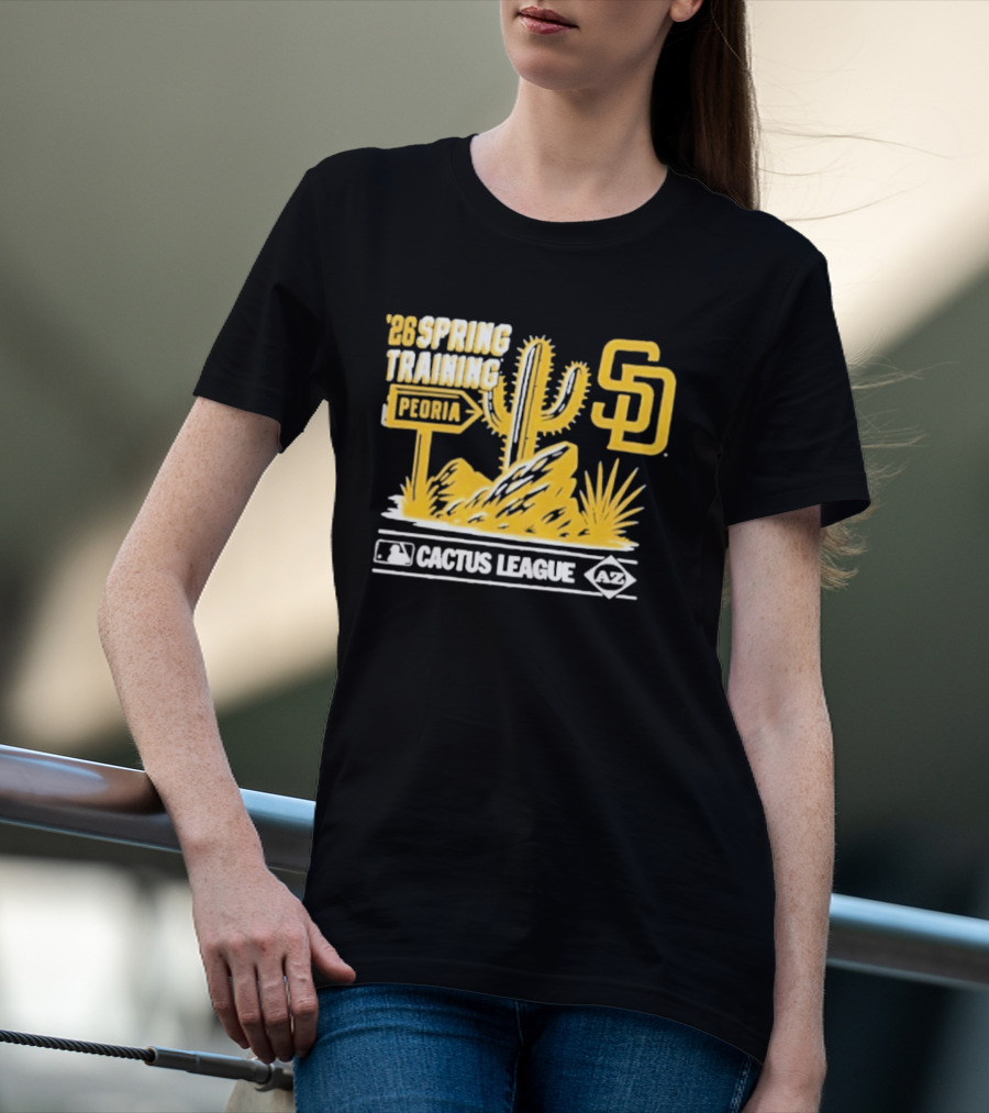 San Diego Padres 2026 Cactus League Spring Training Peoria MLB T-Shirt