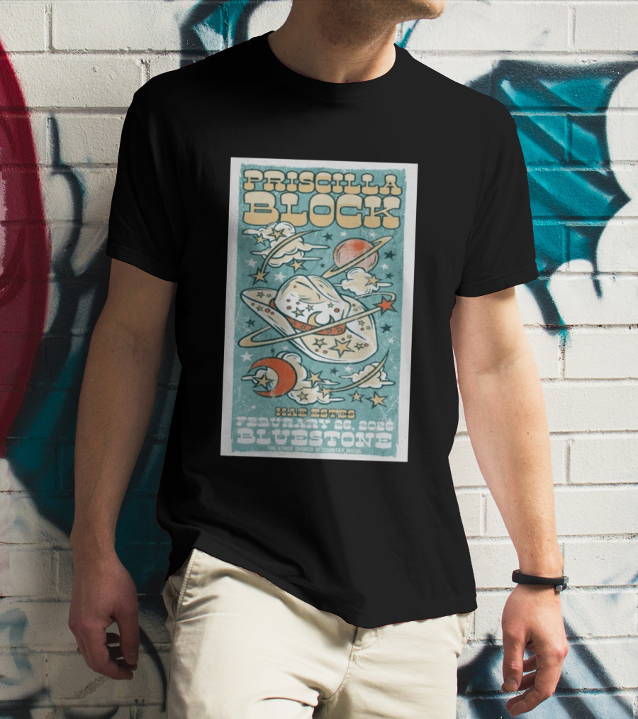 Priscilla Block Rae Estes February 26 2026 Bluestone Columbus OH T-Shirt