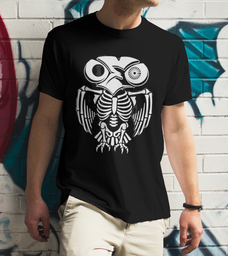 One Eyed Owl Skeleton Band T-Shirt