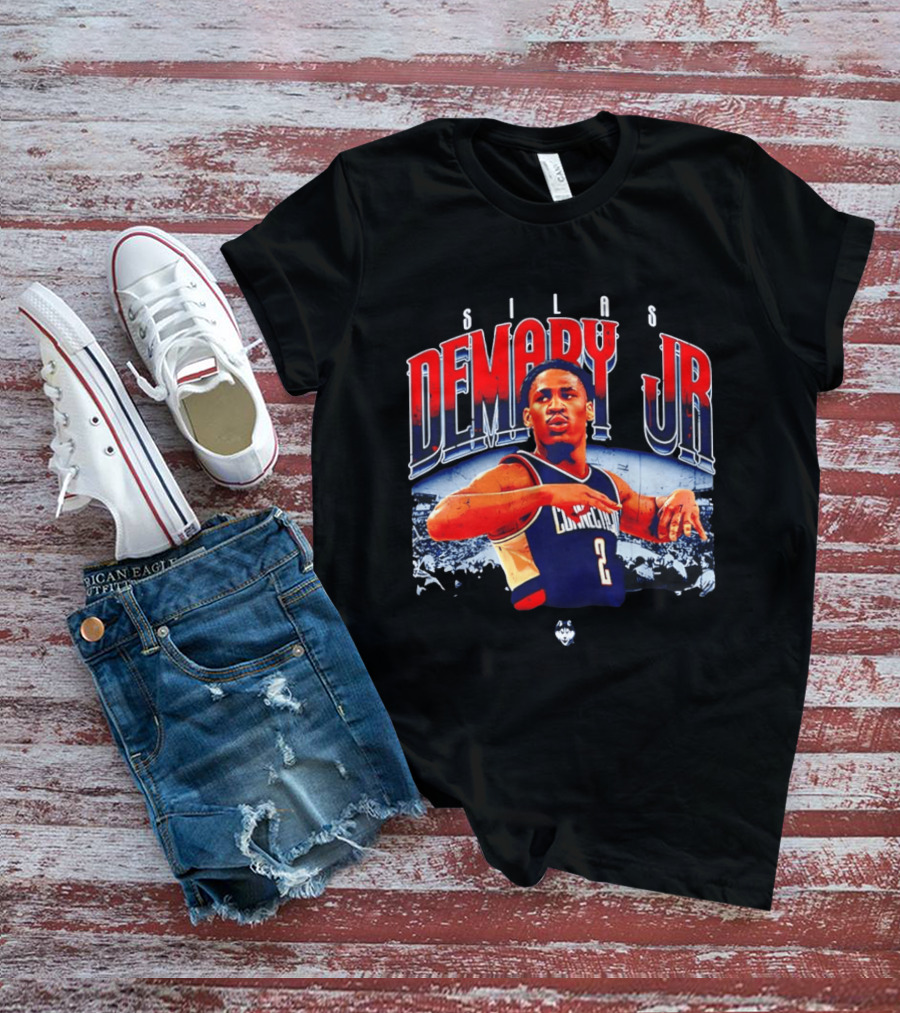 Silas Demary Jr UConn Husky Basketball Player Collage T-Shirt