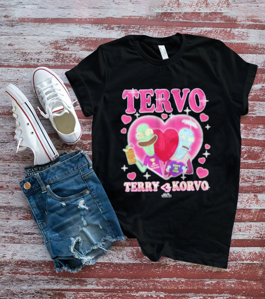 TERVO Terry Korvo Trophy Husband Don't Go Bacon My Heart T-Shirt