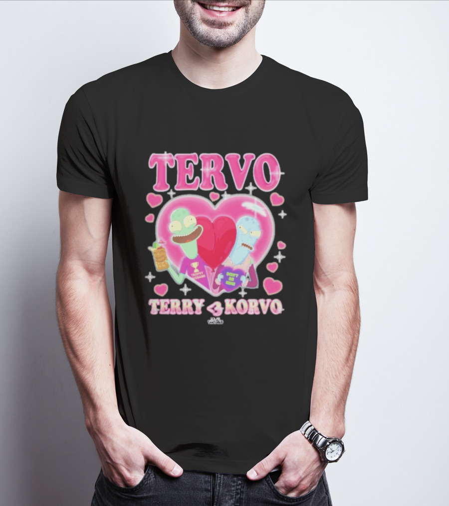 TERVO Terry Korvo Trophy Husband Don't Go Bacon My Heart T-Shirt