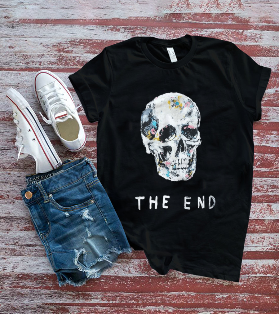The End Colorful Skull T-Shirt