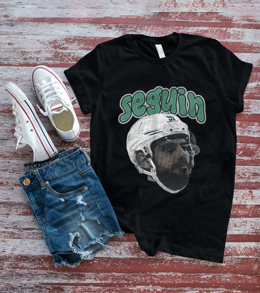 Seguin Dallas Stars Hockey Big Face T-Shirt