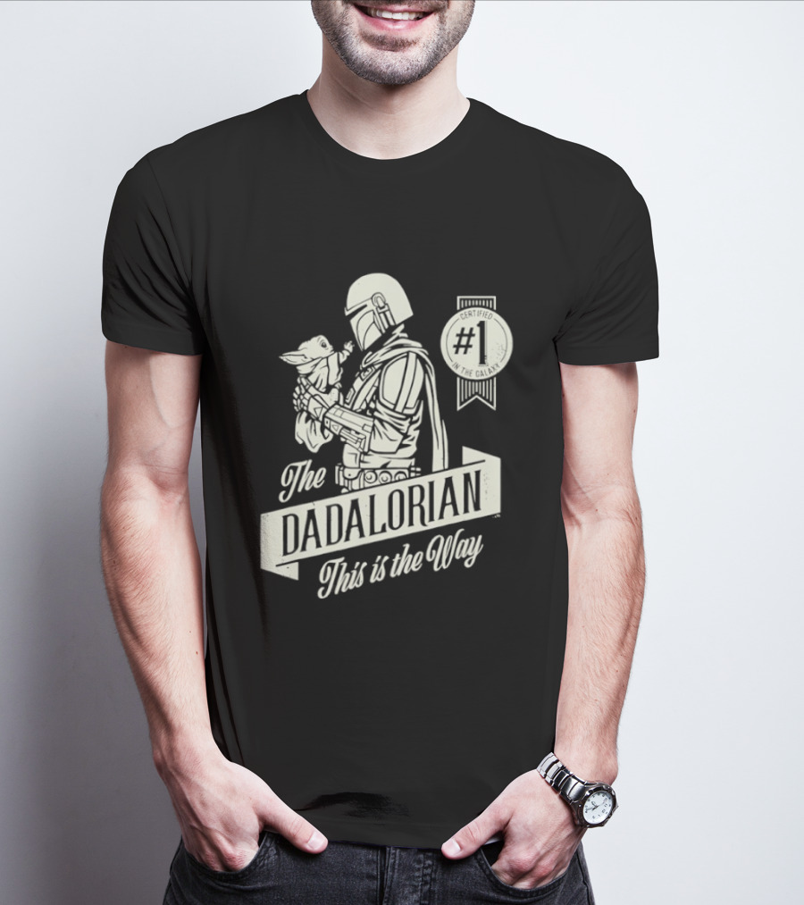 The Dadalorian Yoda Mandalorian Star Wars This Is The Way #1 T-Shirt
