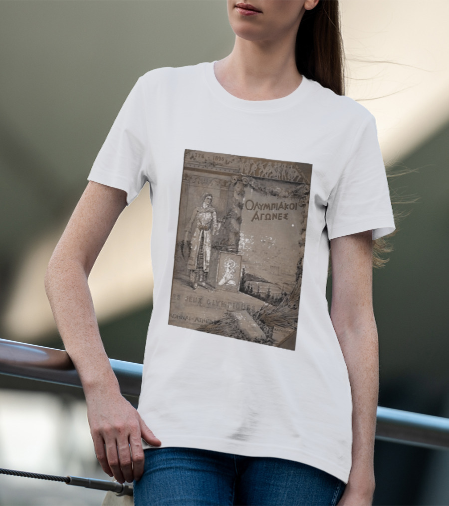 776 1896 Olympiakoi Agones Athina Athènes Jeux Olympiques T-Shirt