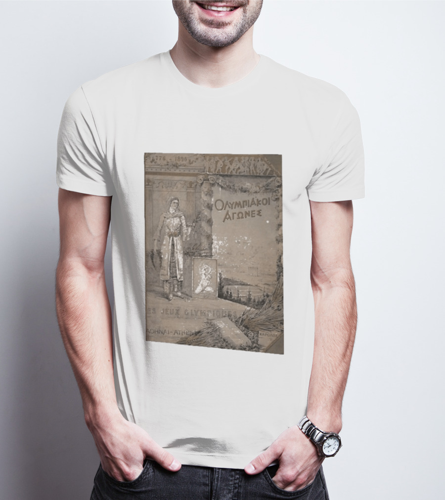776 1896 Olympiakoi Agones Athina Athènes Jeux Olympiques T-Shirt