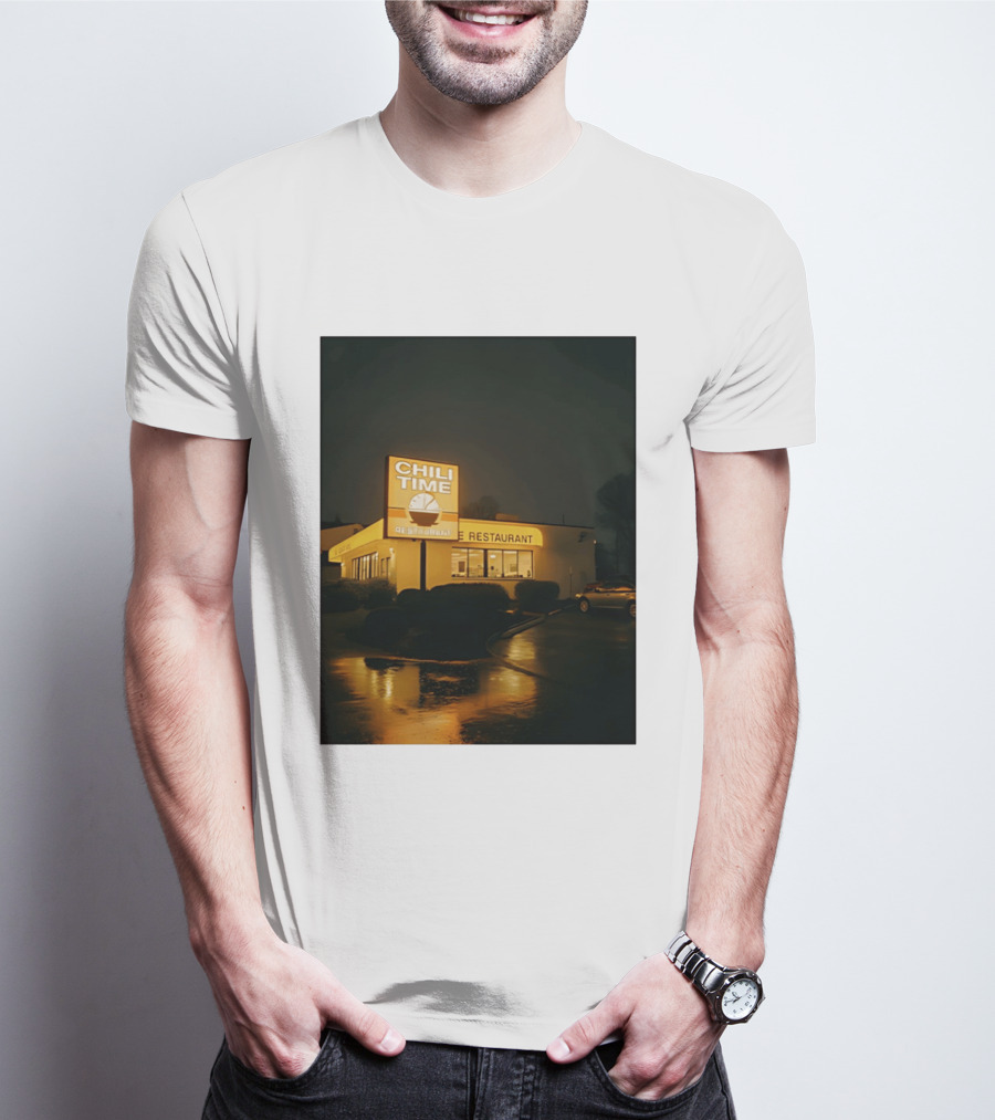 CHILI TIME Night Vibes Restaurant St Bernard Recreation Department T-Shirt