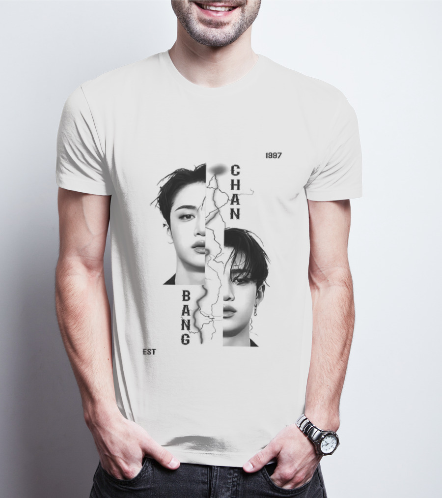 Bang Chan Est 1997 Face Lighting T-Shirt