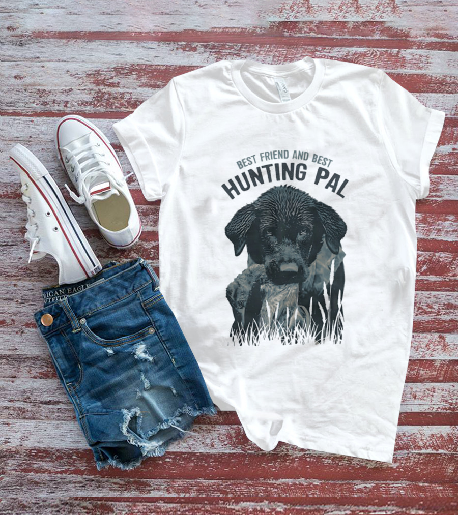 Best Friend And Best Hunting Pal Dog Retriever T-Shirt