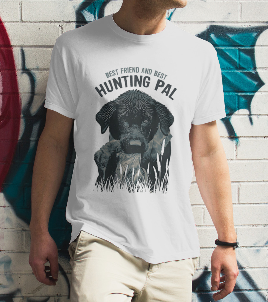 Best Friend And Best Hunting Pal Dog Retriever T-Shirt