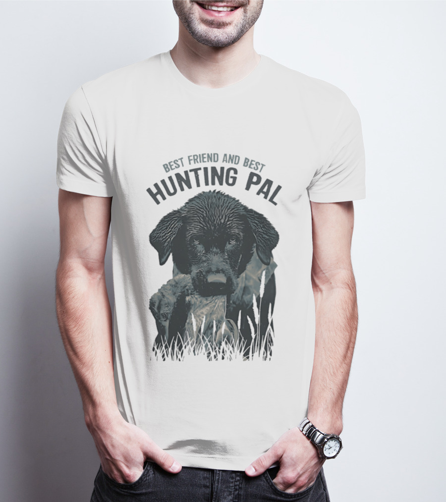 Best Friend And Best Hunting Pal Dog Retriever T-Shirt