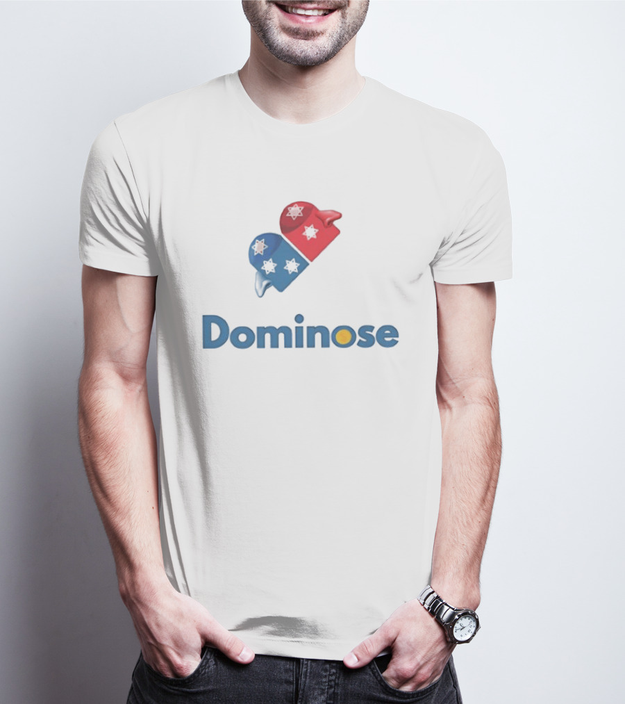 Dominose Pizza Logo Parody Fun Mashup T-Shirt