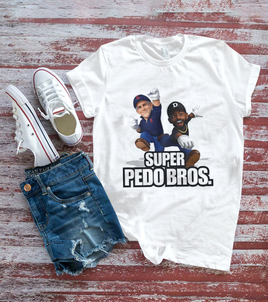 Jeffrey Epstein And Diddy Super Pedo Bros Video Game T-Shirt