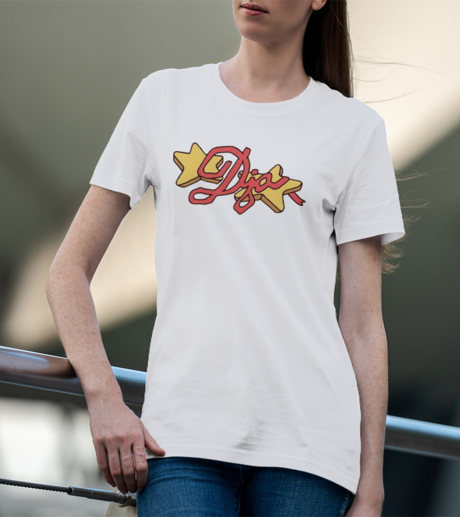 Juls Star Dia Red And Yellow Stars T-Shirt