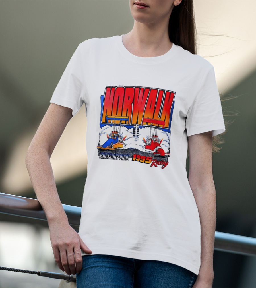 Norwalk Raceway Park 1995 Racing Dragsters Vintage Racing T-Shirt
